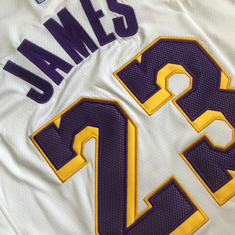 Los Angeles Lakers Kobe Bean Bryant #24 White Throwback Jersey - Dense Embroidery