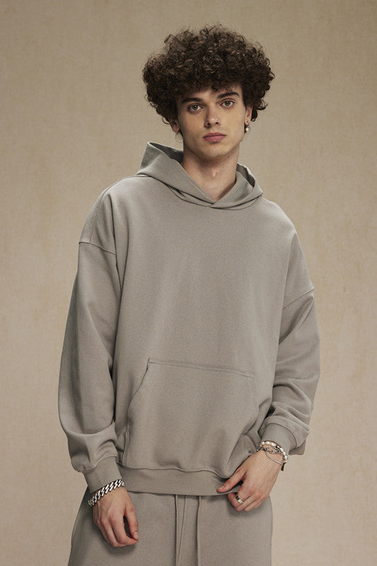 430GSM French Terry Solid Color Hoodie