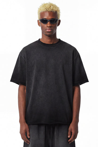 275GSM Distressed Sun Fade Tee