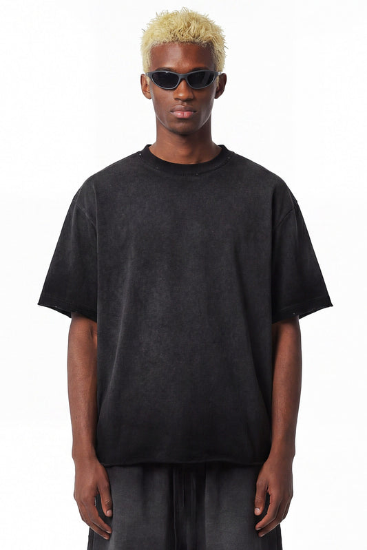 275GSM Distressed Sun Fade Tee