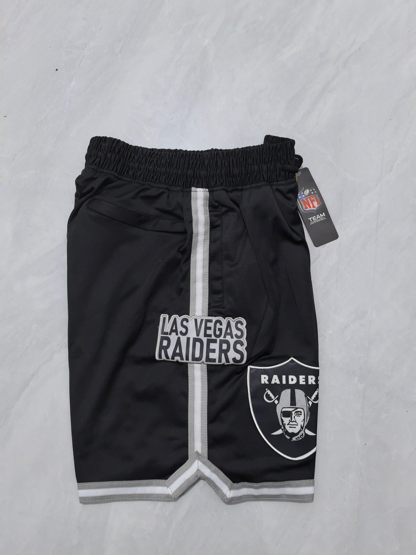 Las Vegas Raiders Black Pocket Shorts