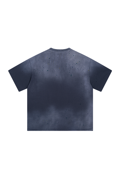 275GSM Ink Spray Washed Tee