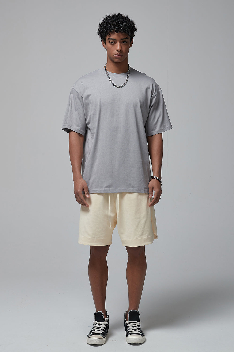 190GSM Solid Color Oversized Tee