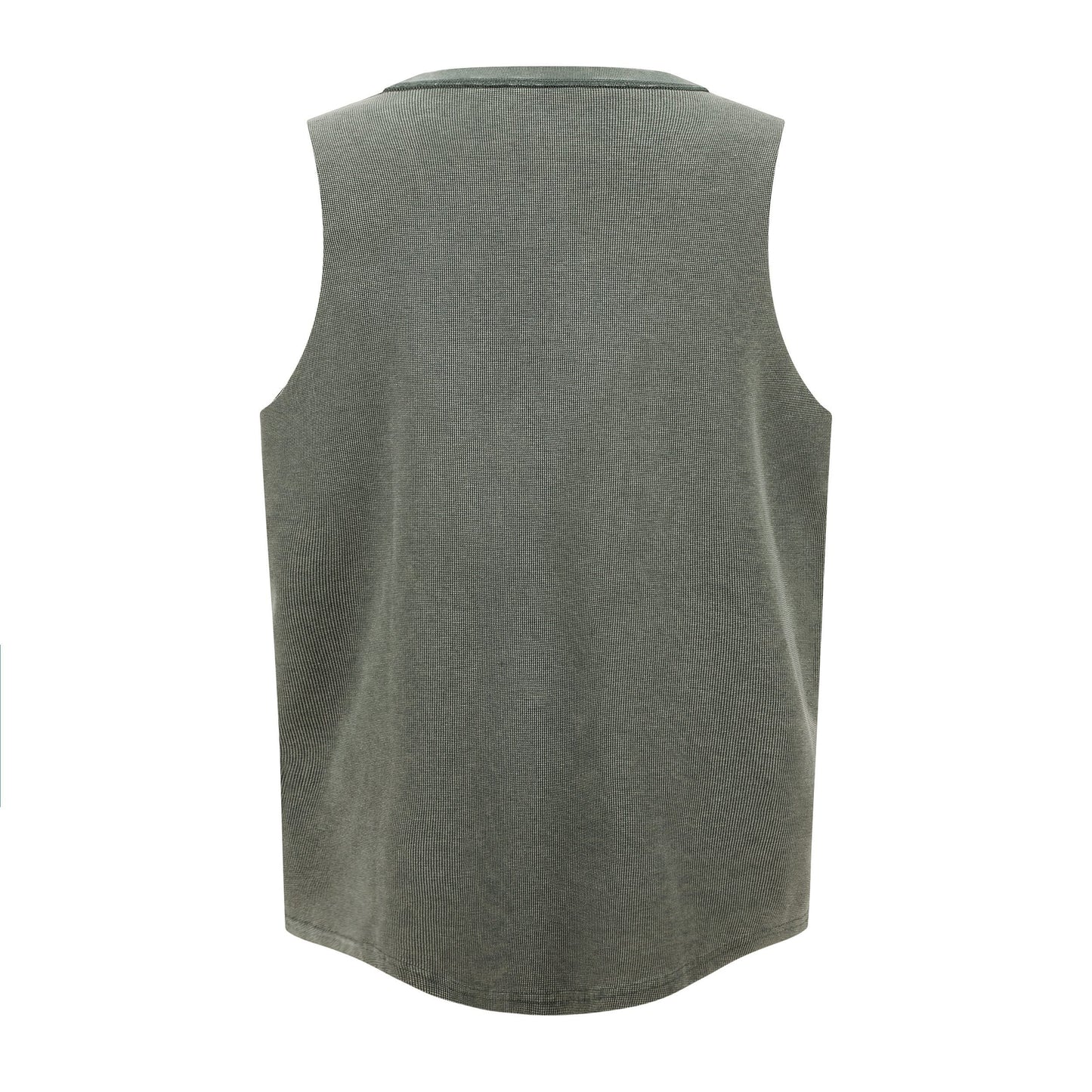 325GSM Washed Distressed Waffle Tee