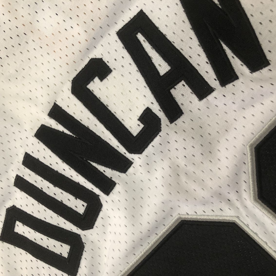 San Antonio Spurs Tim Duncan #21 Throwback Jersey - Dense Embroidery