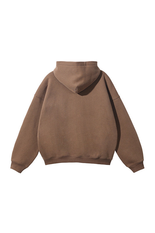 350GSM Fleece Solid Color Hoodie