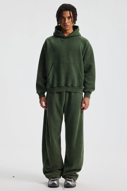 370GSM Fleece Pigment Dyed Sweatpants