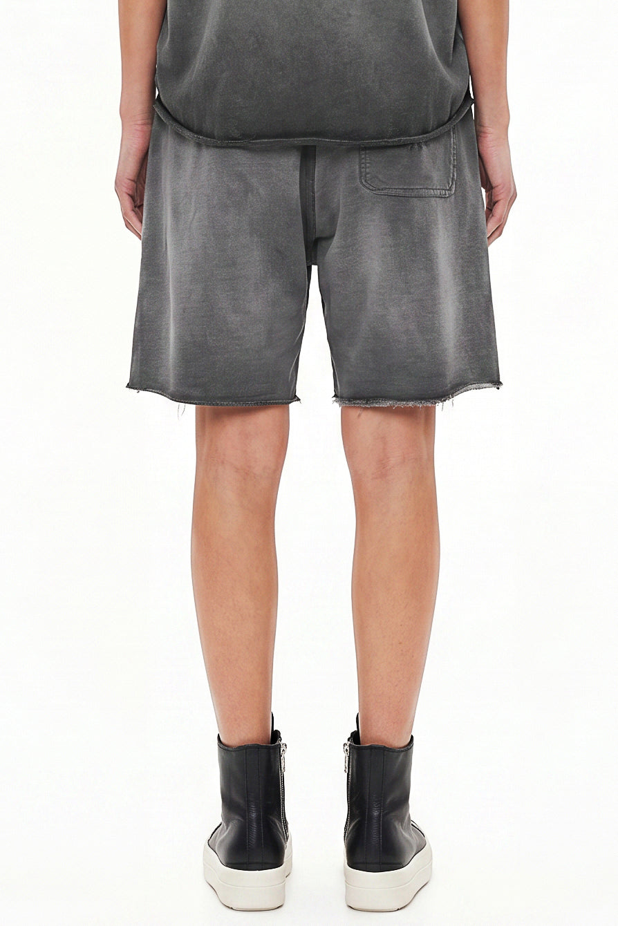 320GSM Distressed Sun Fade Shorts