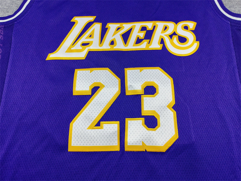 LeBron James #23 Los Angeles Lakers 2026 City Edition Swingman Jersey ― Embroidered