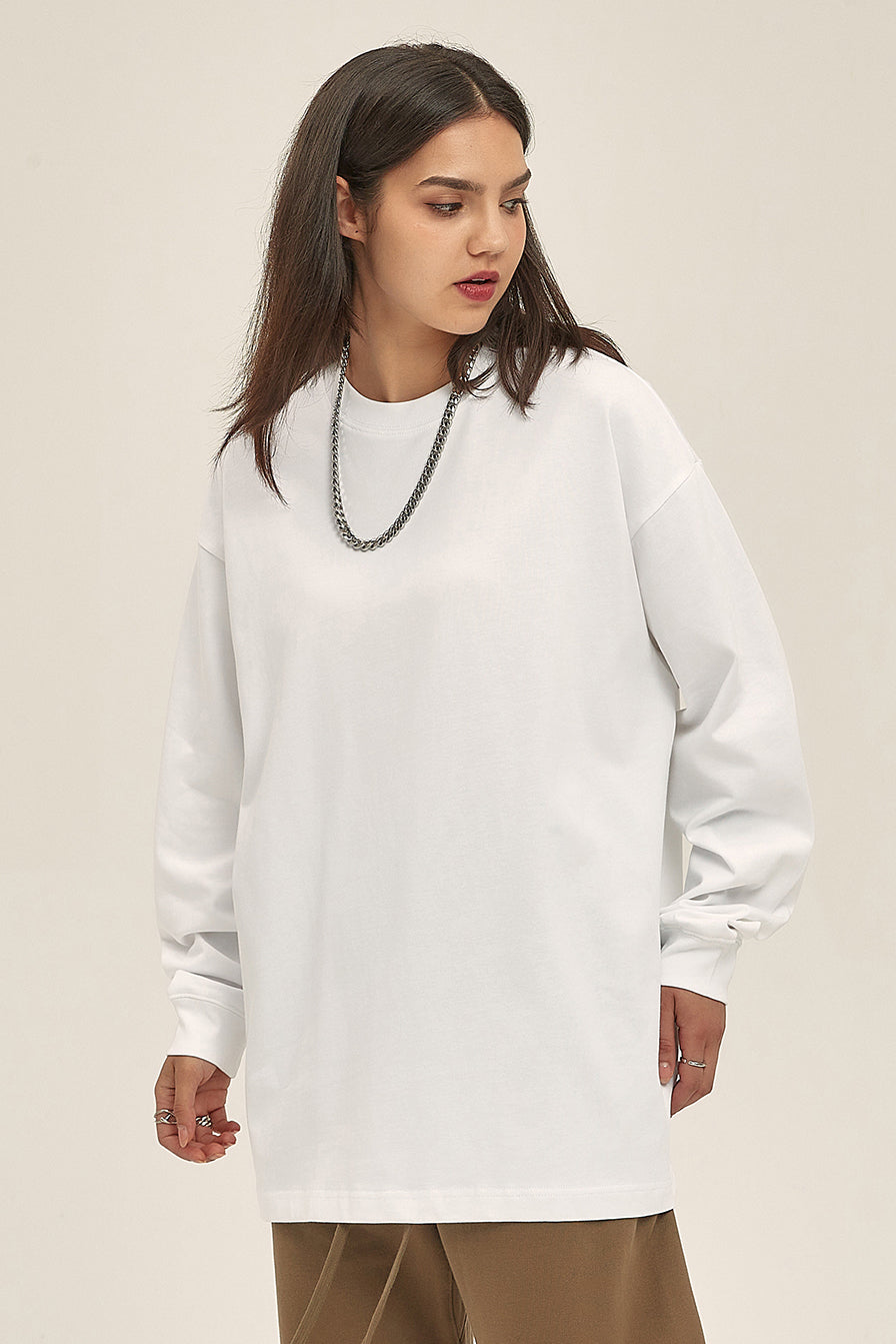 305GSM Oversized Long Sleeve Crew