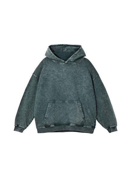 100% Cotton 420GSM Washed Vintage Hoodie