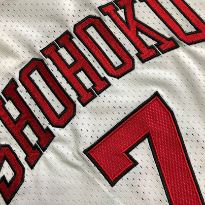 Slam Dunk Shohoku #7  Throwback Jersey - Dense Embroidery