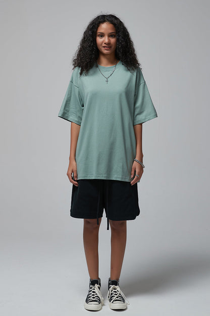 190GSM Solid Color Oversized Tee