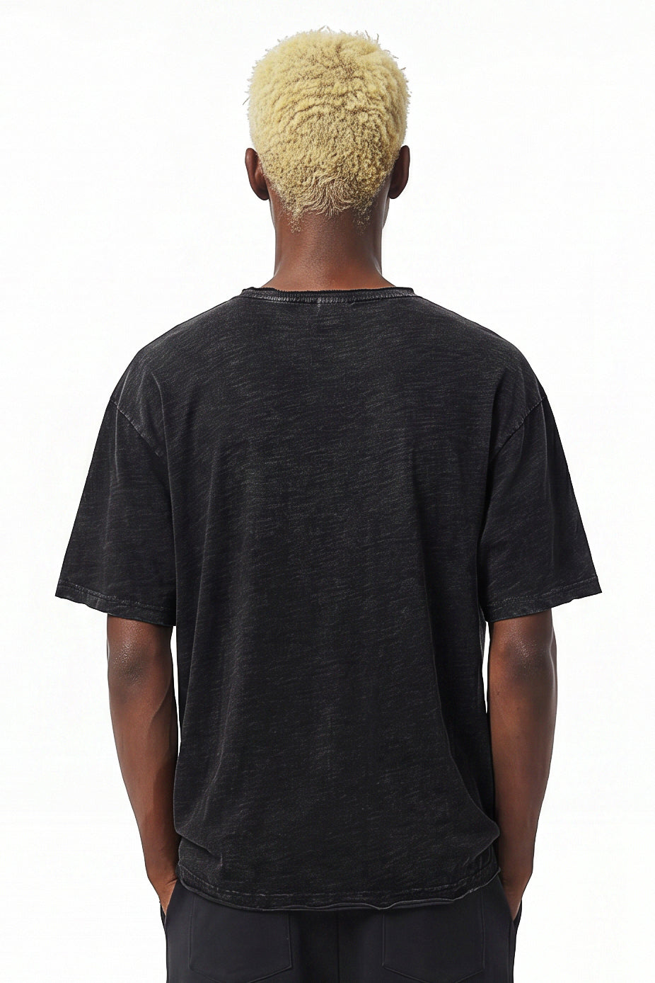 275GSM Digital Printing Distressed Washed Tee