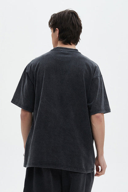 250GSM Pigment Dyed Washed Tee