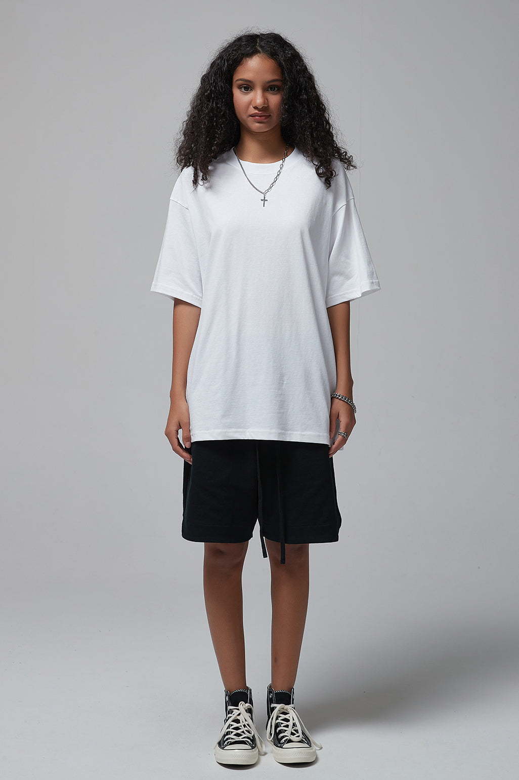 190GSM Solid Color Oversized Tee