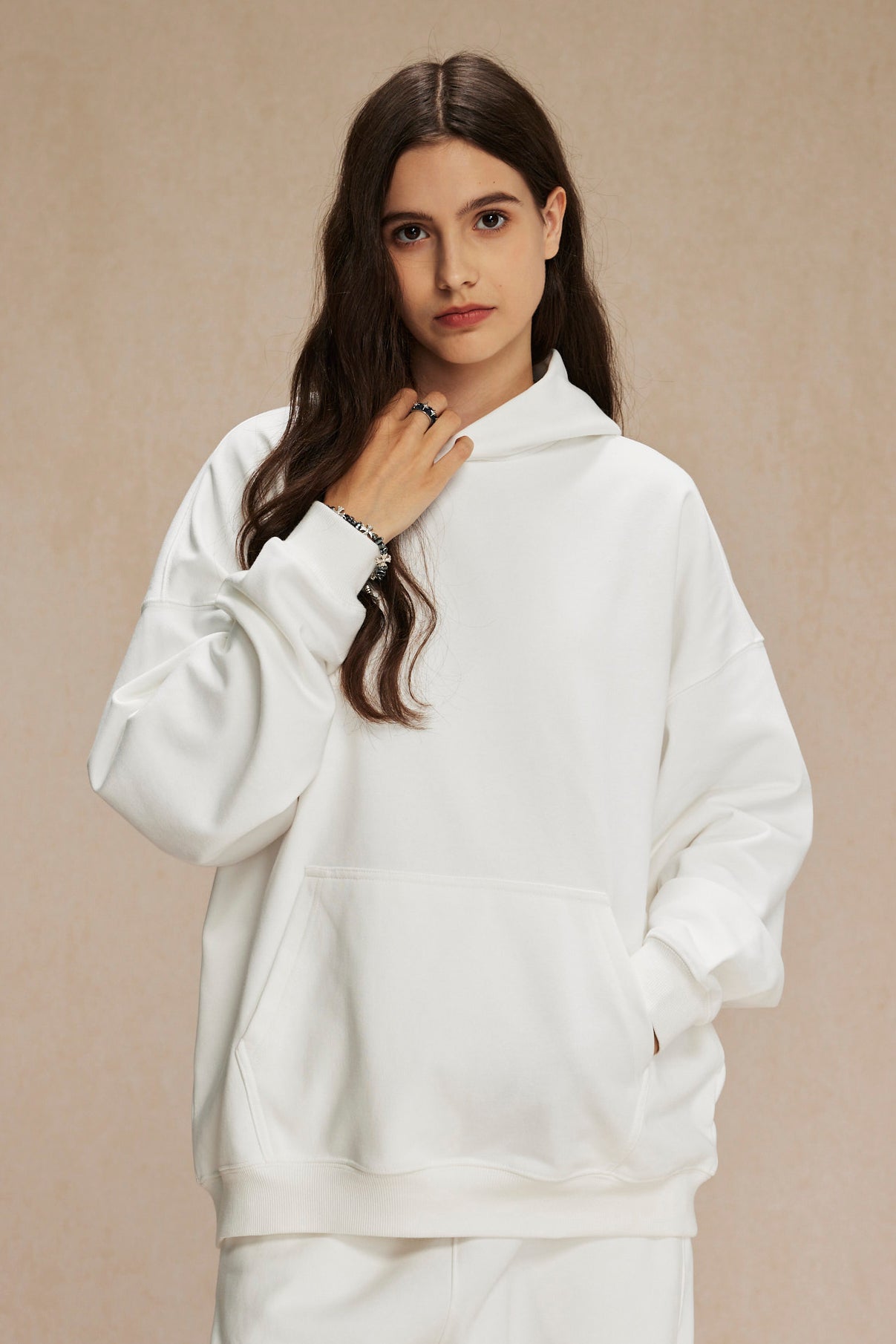 430GSM French Terry Solid Color Hoodie