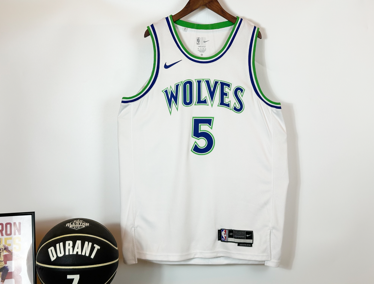 Anthony Edwards #5 Minnesota Timberwolves Heat Press Jersey