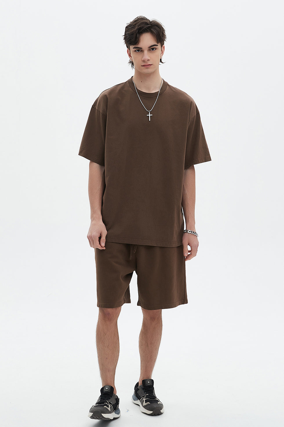 250GSM Pigment Dyed Washed Tee