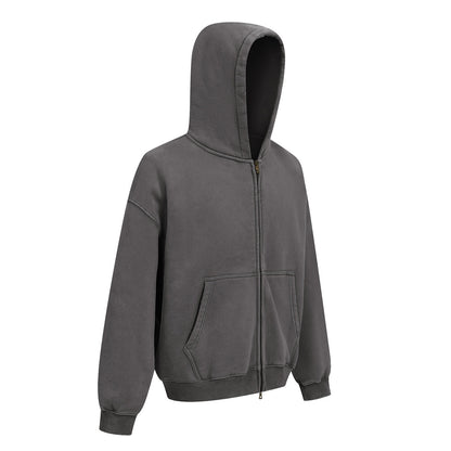 370GSM Pigment Dyed Fleece Boxy Hoodie