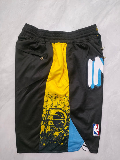 Indiana Pacers 2024 Black Pocket Shorts