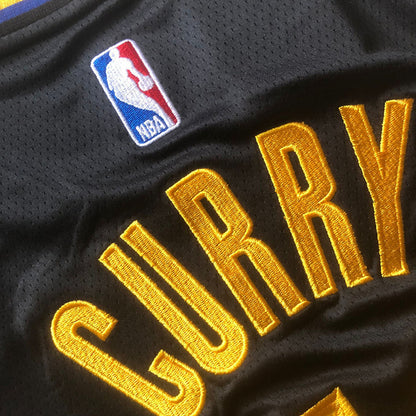Golden State Warriors Stephen Curry #30 Announcement Version Jersey -  Dense Embroidery