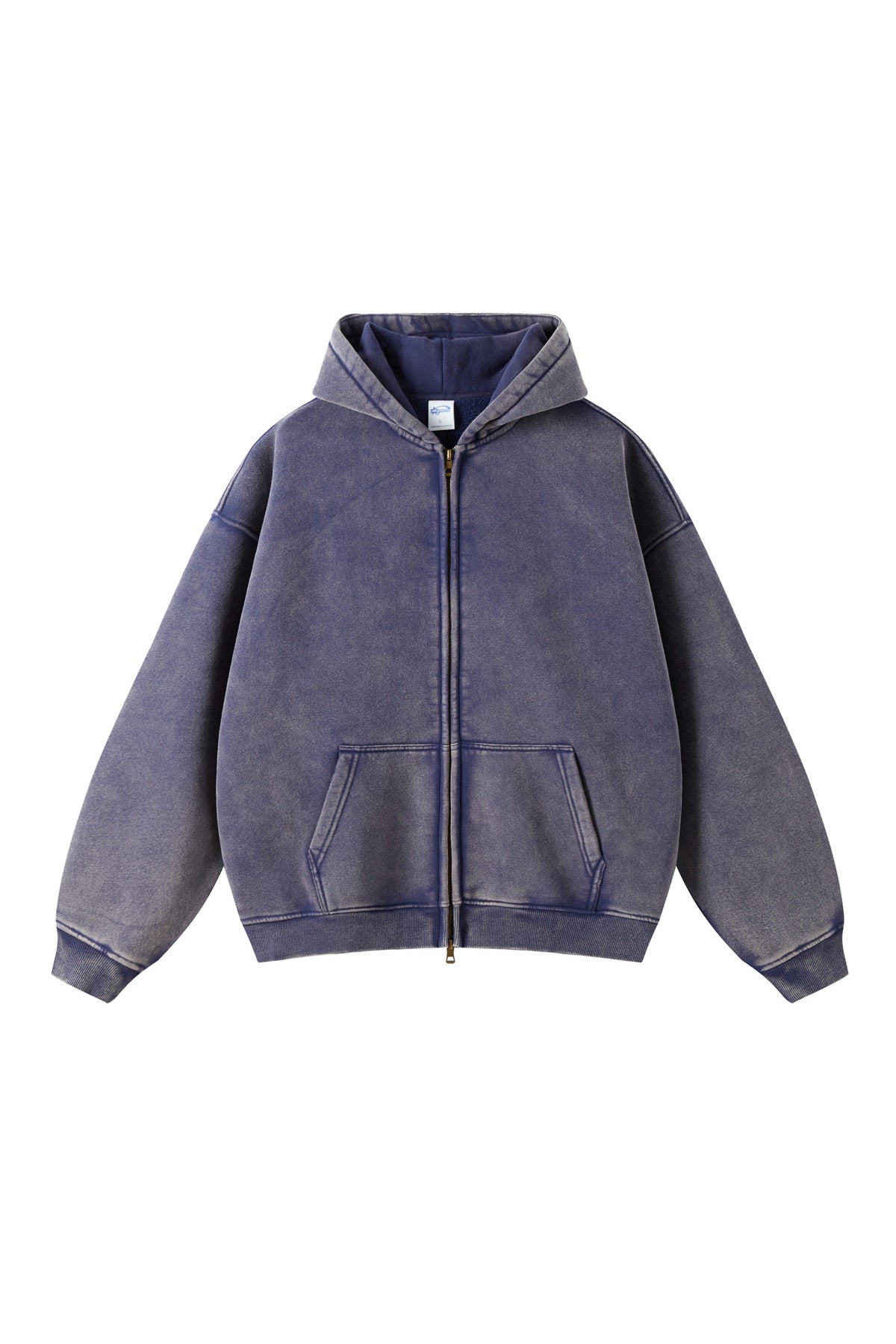 360GSM Washed Fleece Zipper Jacket