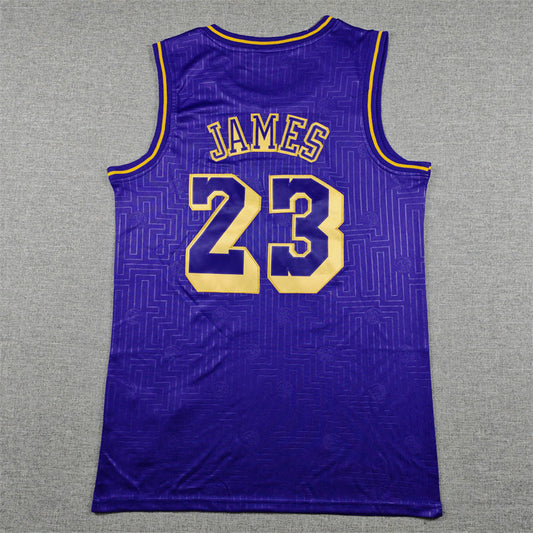LeBron James #23 Los Angeles Lakers City Edition Swingman Jersey ― Embroidered