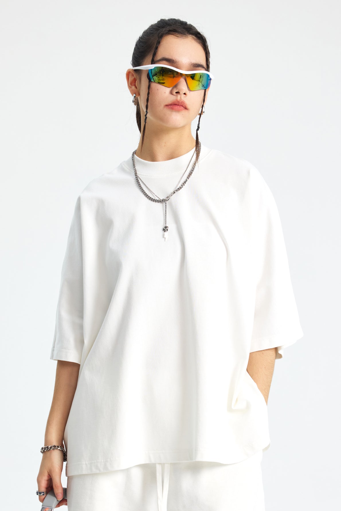 275GSM Solid Color Boxy Tee