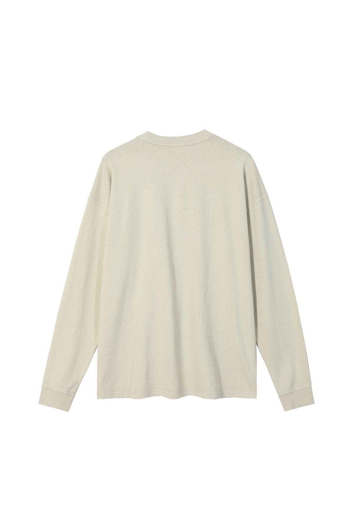 310GSM Pigment Dyed Washed Long Sleeve Crew