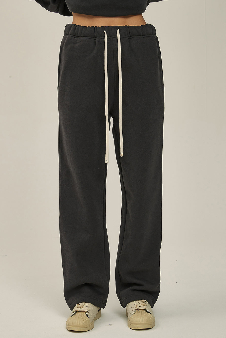350GSM Relaxed Solid Color Sweatpants
