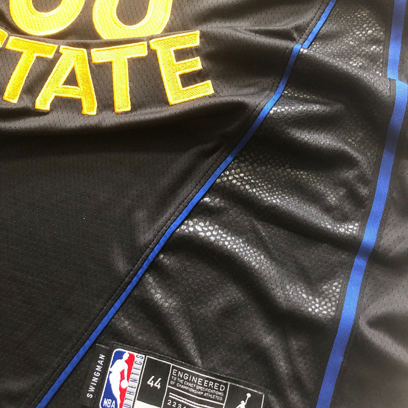 Golden State Warriors Stephen Curry #30 Announcement Version Jersey -  Dense Embroidery