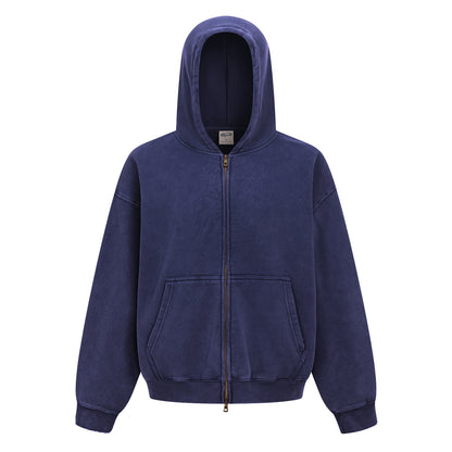 370GSM Pigment Dyed Fleece Boxy Hoodie