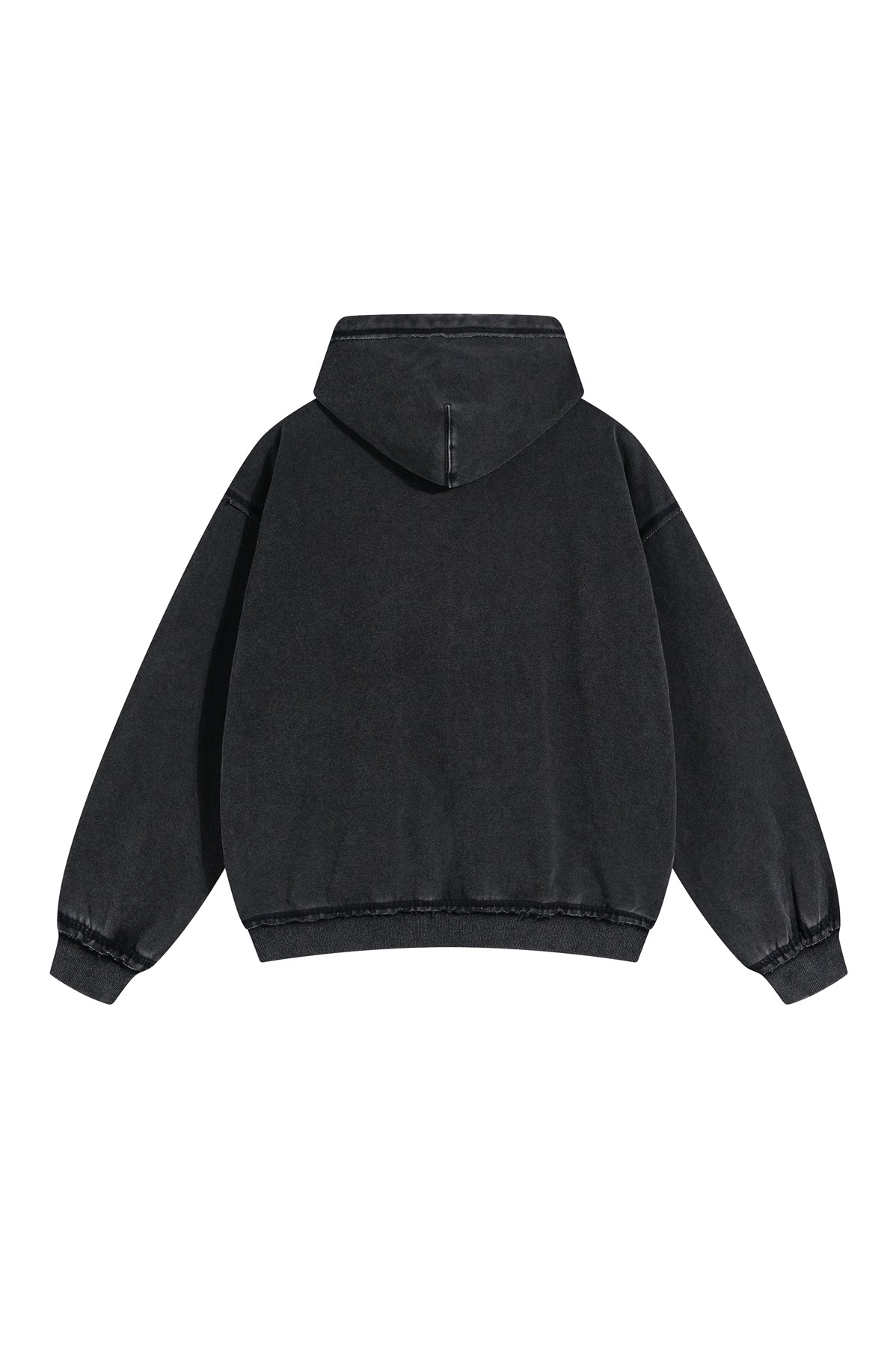 450GSM Distressed Washed Zipper Jacket