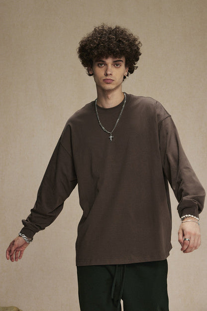 385GSM Oversized Long Sleeve Crew
