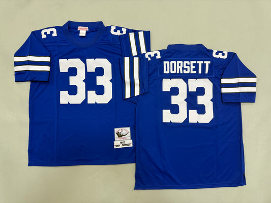 Mens Tony Dorsett#33 Dallas Cowboys Vintage Throwback Jersey