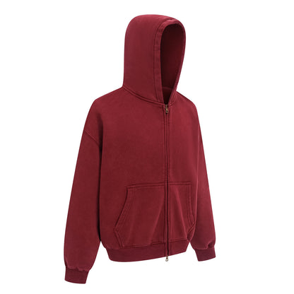 370GSM Pigment Dyed Fleece Boxy Hoodie