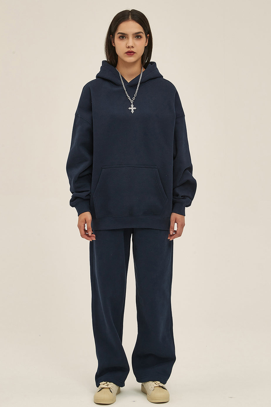350GSM Relaxed Solid Color Sweatpants