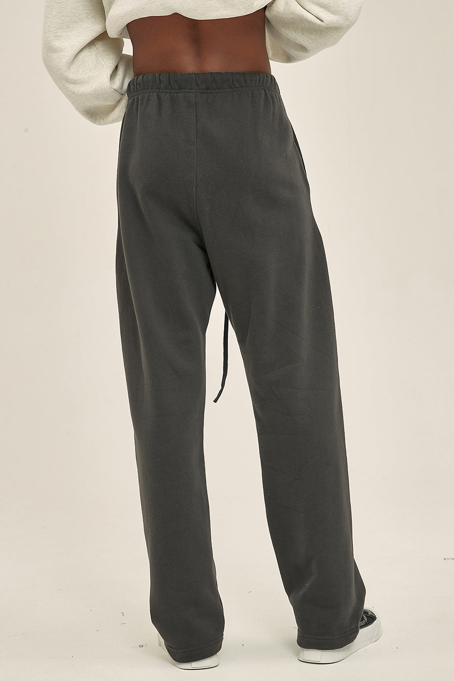 365GSM Relaxed Solid Color Fleece Sweatpants