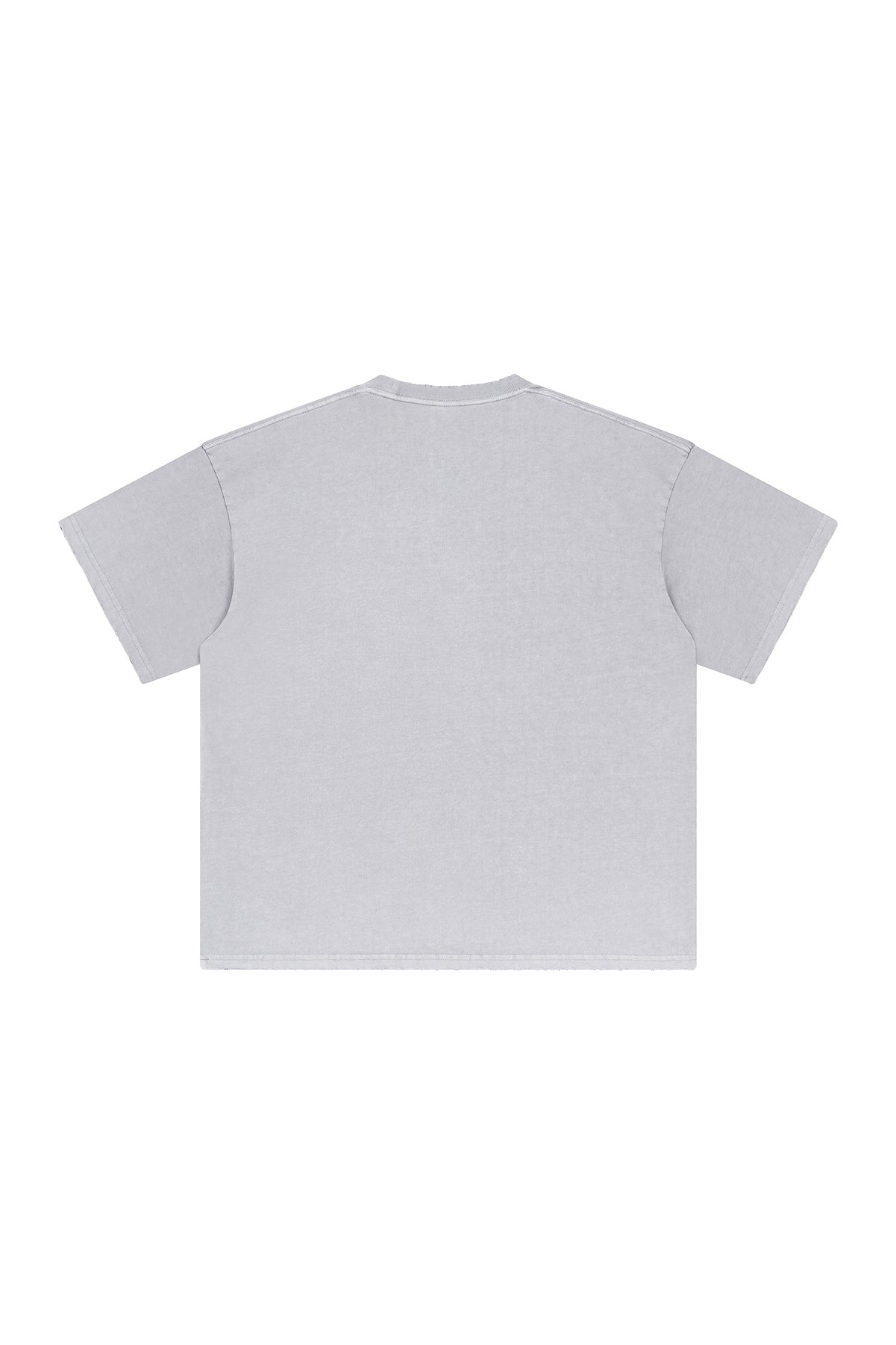 250GSM Distressed Pigment Dyed Washed Tee