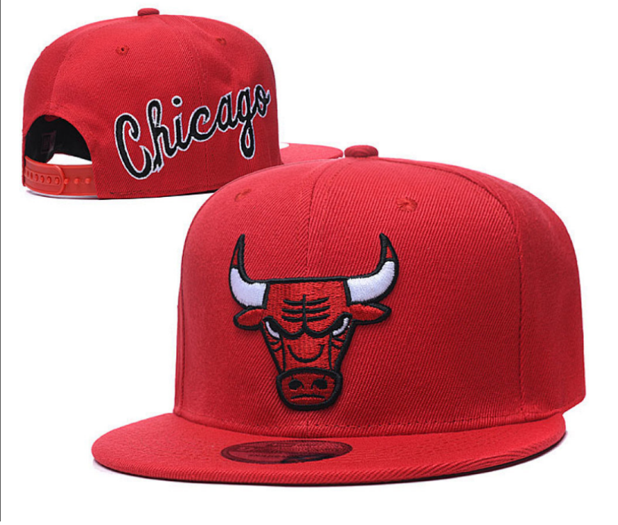 Chicago Bulls Red Snapback Cap