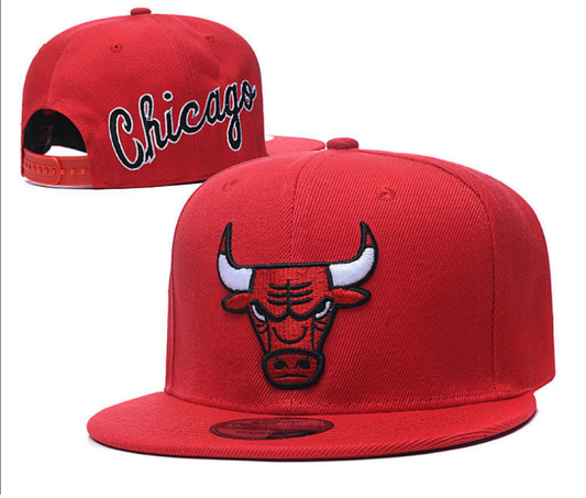Chicago Bulls Red Snapback Cap