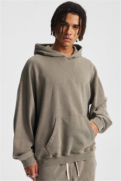 430GSM Boxy Fit Washed Hoodie