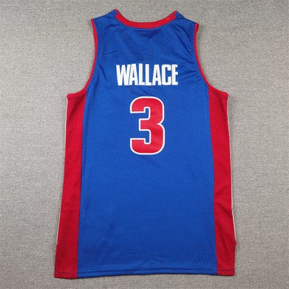 Detroit Pistons Ben Wallace #3 City Edition Swingman Jersey ！ Embroidered