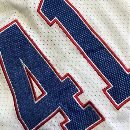 All-Star Dirk Nowitzki #41 Throwback Jersey - Dense Embroidery