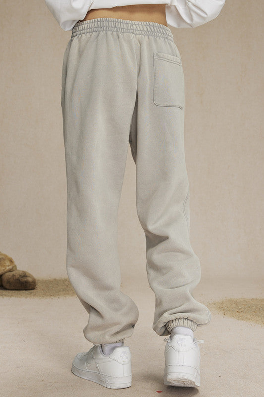360GSM Washed Fleece Sweatpants