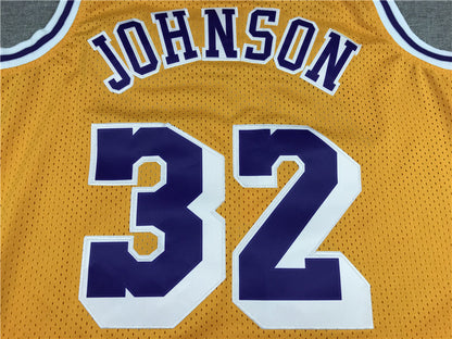 Magic Johnson Los Angeles Lakers #32 1984-85 Throwback Jersey