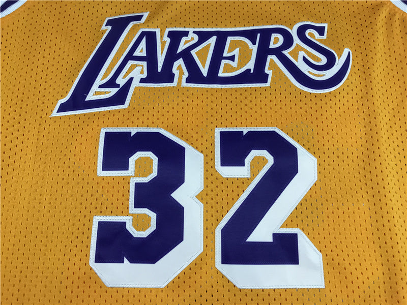 Magic Johnson Los Angeles Lakers #32 1984-85 Throwback Jersey