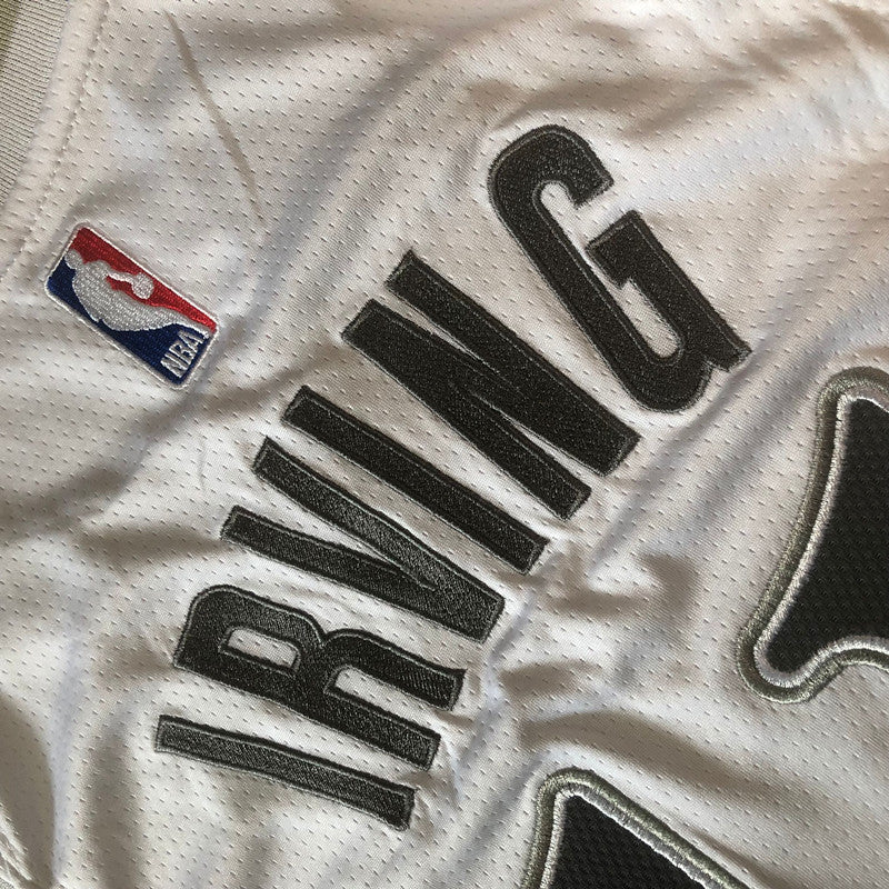Dallas Mavericks Kyrie Irving #11 Throwback  Jersey -  Dense Embroidery