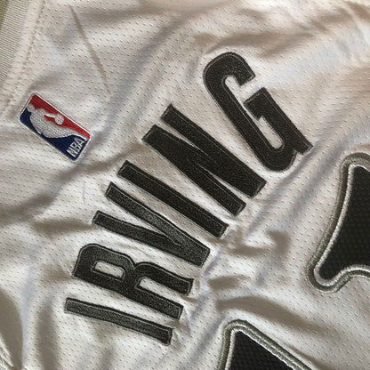 Dallas Mavericks Kyrie Irving #11 Throwback  Jersey -  Dense Embroidery